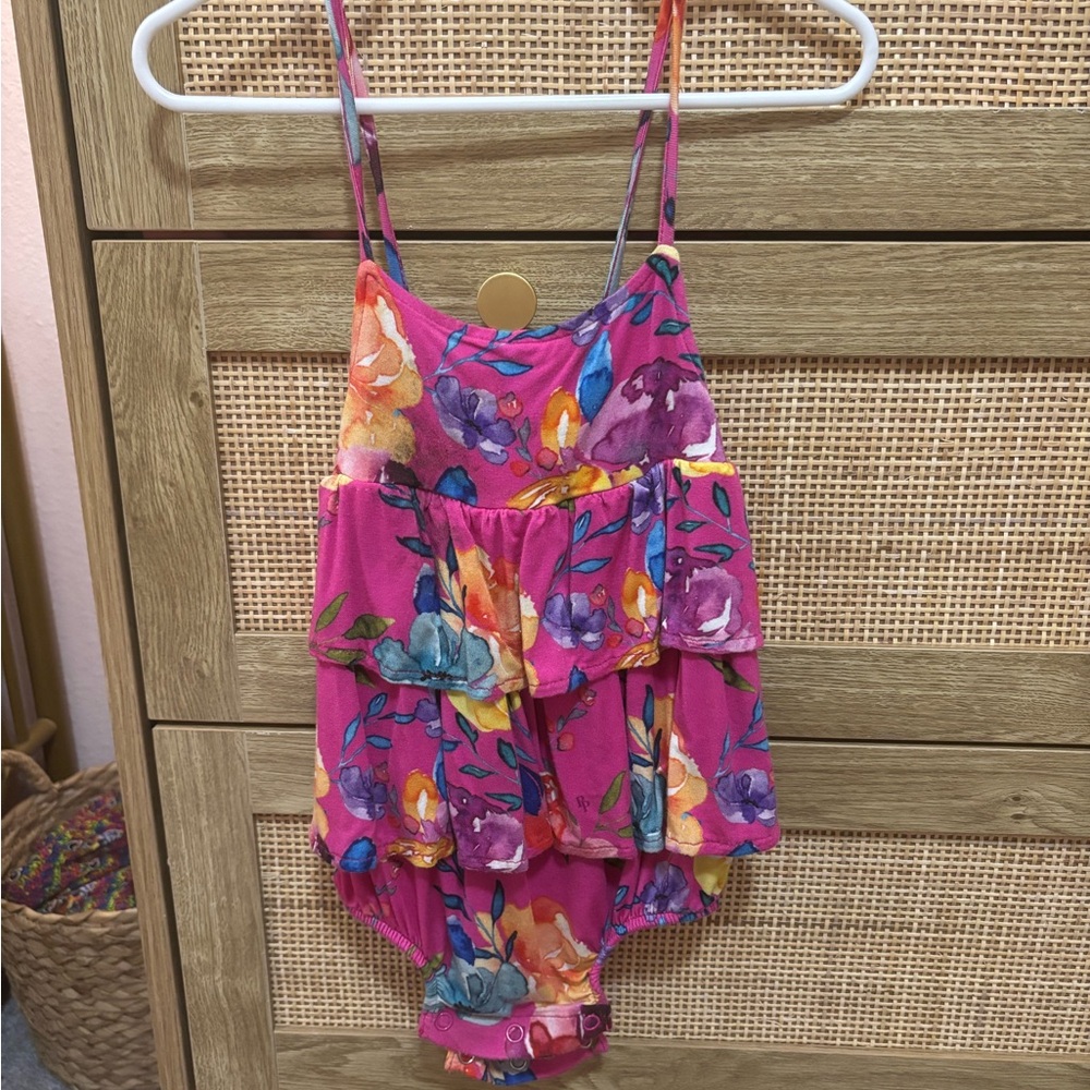 Posh Peanut Floral Romper